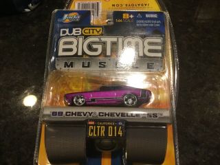 1/64 Jada Dub City Bigtime Muscle 1969 Chevy Chevelle Ss Purple & Black