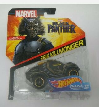 Hot Wheels Marvel Black Panther Character Cars First Appearance Erik Killmonger