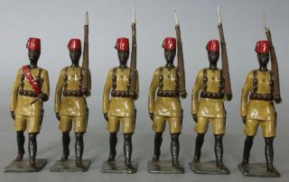 Britains Repainted Lead Kings African Rifles Figures Ch14
