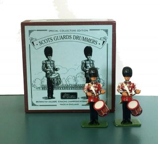 W Britain Scots Guards Drummers 40211 Special Collectors Edition Toy Soldiers