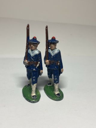 Frenchal W Sticker Quiralu Cast Aluminum Toy Soldier French Sailor Set Of 2
