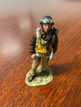King & Country Ww2 U.  S.  Air Force Af002 U.  S.  Pilot With Map Mib 2010