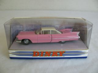 Dinky Matchbox 1/43 Scale Pink 1959 Cadillac Coupe Deville Convertible Dy - 7c Ex