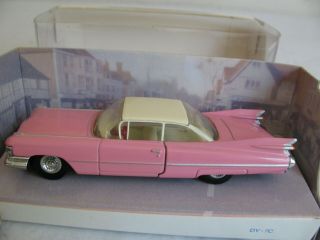 Dinky Matchbox 1/43 Scale Pink 1959 Cadillac Coupe DeVille Convertible DY - 7C EX 2