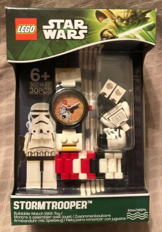 Lego Star Wars Watch Storm Trooper W/minifigure 9001949,