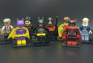 Batman Family Set Of 8 Minifigs Batgirl Batwoman Nightwing Robin Usa Ship