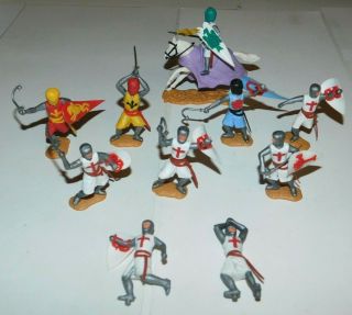 Vintage Timpo Toys Swopett Style Knight Figures
