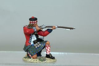 King & Country Revolutionary War Highlander Kneeling Firing 1776