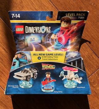 Lego Dimensions Level Pack 71201 (deloran,  Marty Mcfly,  Hoverboard)