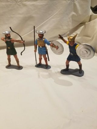 Vintage 1960s 6 Inch Marx Warrior Of The World Vikings