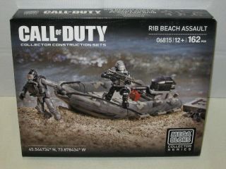Mega Bloks Call Of Duty Rib Beach Assault 162 Peices 06815