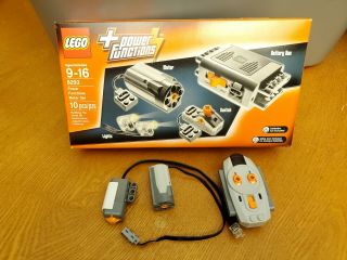 Lego Technic Power Functions Motor Set (8293) Partial Set W/ Extra Piece