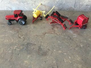 Ertl 1:64 Case Ih 7130 Tractor 800 Planter Baler Sprayer Disc Farm 1990 5a