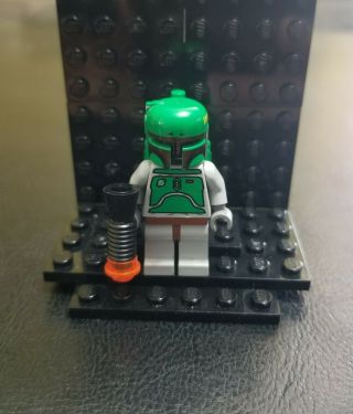 Lego Star Wars 7144 Slave 1 Boba Fett Minifigure With Blaster Rare