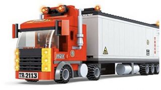 Custom Big Rig Semi Tractor Trailer Truck Big Rig Truck - Lego Comp