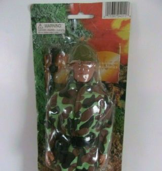 Action Figure Army Vg Oop Rare Collectible Knockoff Gi Joe Soldier 12  Nmip 1