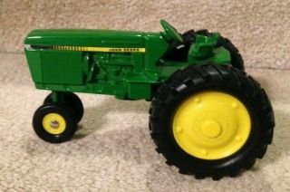Die Cast Metal John Deere Toy Tractor 5 " Plastic Tires Farm Equipment
