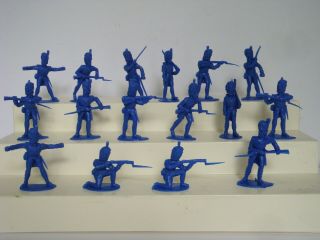Timpo - 54 Mm Napoleonic French Imperial Guard / 16 Figures In 8 Poses (2x8)