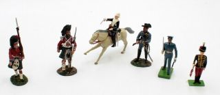 W.  Britain Toy Figurine Civil War Mounted Officer Horse Lancers No Res 8503 - 4