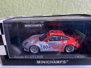 Porsche 911 Gt3 Rsr 1:43 Minichamps Flyinglizard