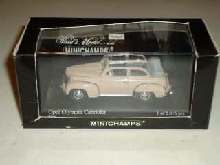 1/43 Minichamps 1952 Opel Olympia Cabriolet Boxed