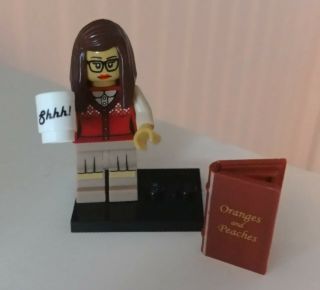 Lego Series 10 71001 Minifigure Librarian Complete With Baseplate