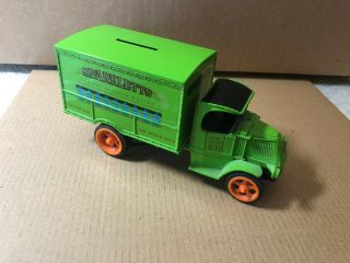 Sparkletts Water,  1926 Mack Bull Dog Delivery Truck,  Die - Cast Ertl,  Coin Bank