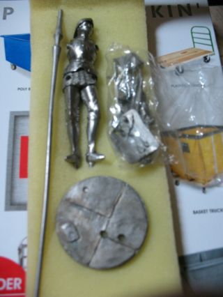Almond Sculptures Ltd.  German Knight In Full Armour W/ Lance C.  1450.