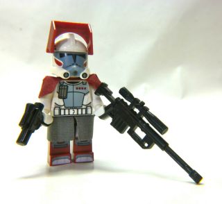 Lego Star Wars Arc Trooper Elite Clone Trooper Minifigure From 9488 Figure,  Gun