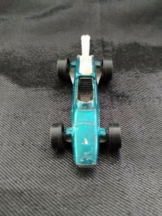 Vintage Hot Wheels Redline 60s 70s Toy Car Brabham Repco F1 Indy Car Parts Teal