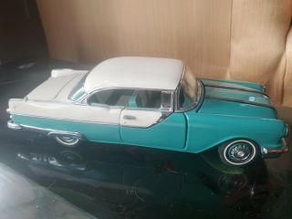Franklin 1955 Pontiac,  1:24,  Missing Dr Mirror,  At,  Hood Ornament,  Trim,  No Box
