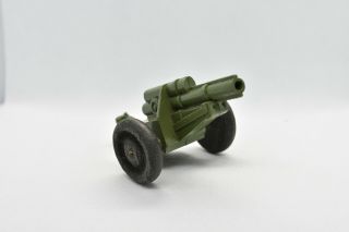 Vintage Amerit Plastic Toy Howitzer J.  &l.  R.  Ltd Made In England Plastic 1:32