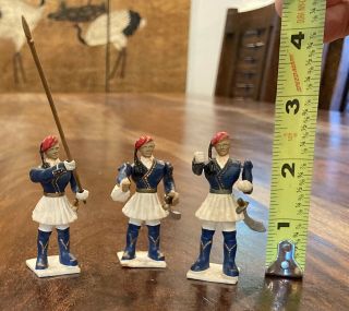 Athena Greek Royal Guard Vintage Collectible Toy Soldiers - Set Of 6