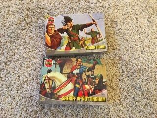 Airfix 1/72 Robinhood And Sheriff Of Nottingham In Boxes Complete