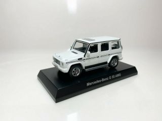 Kyosho 1:64 Scale White Mercedes - Benz G55 Amg G - Wagon G - Class Suv W/plastic Box
