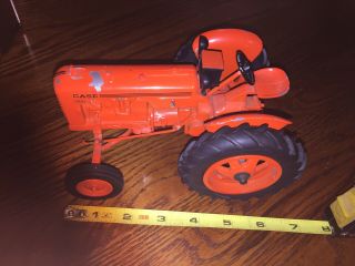 Case Dc4 Toy Tractor 7 Inches Long Metal Rubber Tires Die - Cast
