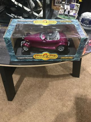 Ertl Collectibles Diecast 1:18 Plymouth Prowler American Muscle 7394 Purple/mag