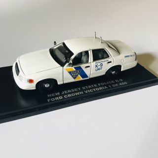 1/43 First Response Jersey K - 9 Unit Police 2007 Ford Crown Victoria