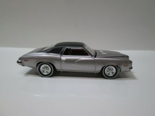 Johnny Lightning 1973 Pontiac Grand Am Sd - 455 (silver) 1/64 Scale