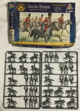 Italeri No.  6001 Historics Napoleonic War Scots Greys British Heavy Cavalry 1:72