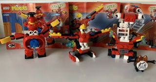 Lego Set (Mixels,  MCFD) : Splasho,  Aquad,  Hydro.  Build A Max 2
