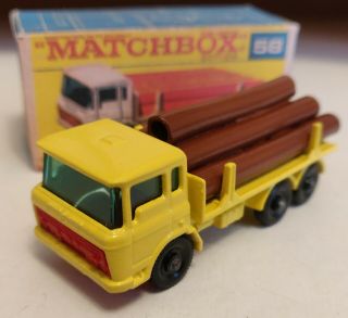 Matchbox Lesney 58 Girder Daf Truck 1968 Custom / Crafted Box