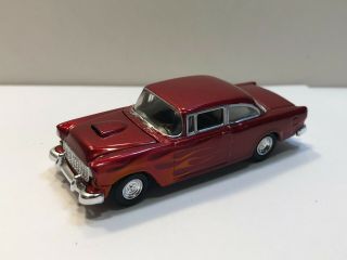 1/64 Hot Wheels 100 Series - 1955 Chevy Bel Air Hot Rod Real Rider Tires