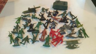 Vintage Miniature Plastic Soldiers 1960 
