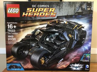 Lego Dc Comics Heroes Batman The Tumbler 76023 Box Only Dark Knight