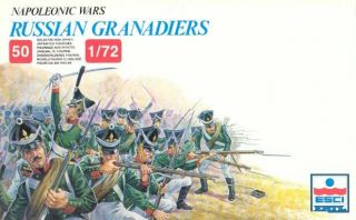 Esci 1/72nd Scale Plastic Set 236 Napoleonic Wars Russian Grenadiers