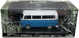 Bumper Off Chase 1971 Volkswagen Type 2 Van Dharma " Lost " 1/43 Greenlight 86471