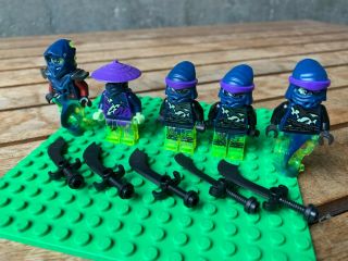 Lego Ninjago Ghost Warrior Army Figures X5,  Lego Minifigures,  Minifig
