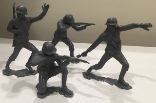 60’s Marx Wwii German Soldiers 6 Inch Figures