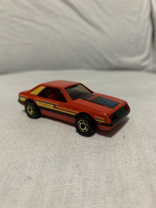 Hot Wheels 1979 Hot Ones Ford Turbo Mustang Cobra Red Gho Blue Tampo M/nmint